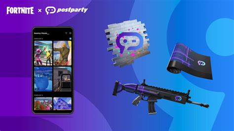 post party fortnite|post party mobile app.